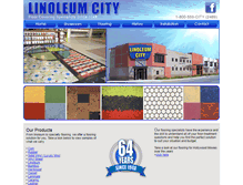 Tablet Screenshot of linoleumcity.com